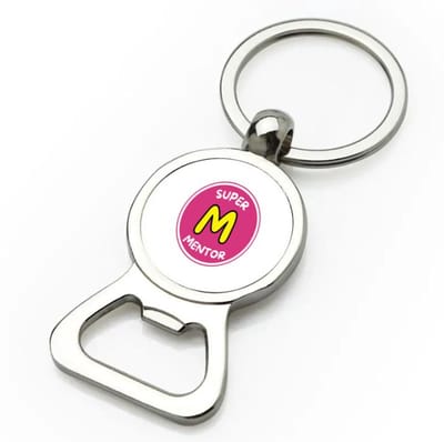 Akyol - super mentor flesopener - Mentor - een mentor - school - verjaardagscadeau - afscheidscadeau - kado - gift - geschenk - 9 bij 3 cm