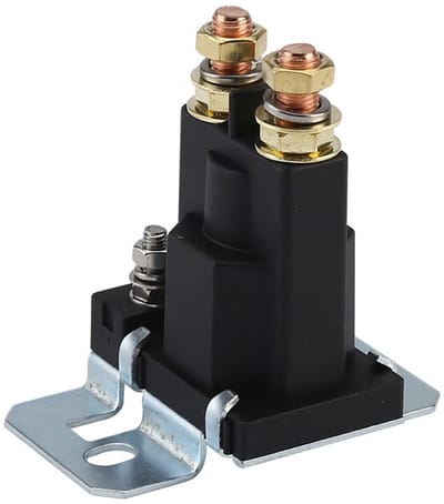 Automatisch relais 12V DC 500A – Zwart, normaal open, paneelmontage