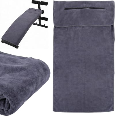 Fitnesshanddoek - Sporthanddoek Microvezel - Actieve Training - Sneldrogend Absorberend - 50 x 120 cm - Grijs