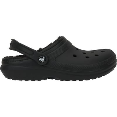 Crocs - Classic Lined Clog - Unisex Sandaal - 43 - 44 - Zwart