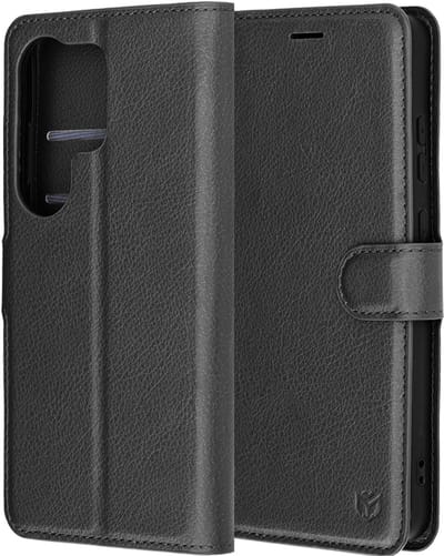 Techsuit - Leather Folio - Samsung Galaxy S26 Ultra - Black