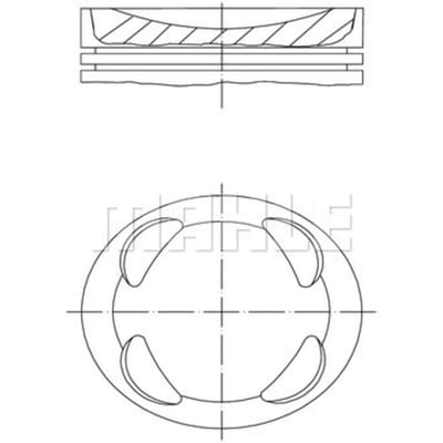 Zuiger MAHLE 081 PI 00104 001