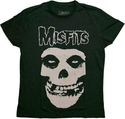 Misfits - Logo & Fiend Heren T-shirt - M - Zwart