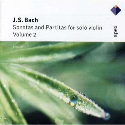 CD JOHANN SEBASTIAN BACH, LARA LEV - Sonates En Partita's Voor Solo Viool 0927483082 Apex 2002 VK Klassiek Gebruikt beige