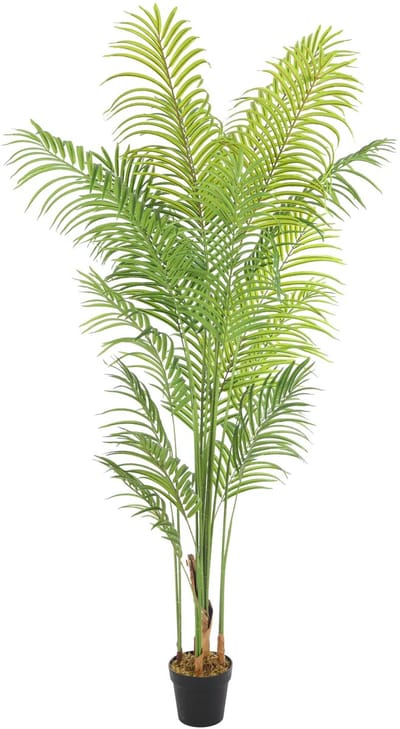 Kunst Arecapalm 190 cm – Grote kunst palm – Extra Vol – In Pot – Binnenplant