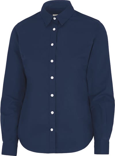 Cottover SHIRT TWILL LADY - GOTS GECERTIFICEERD 141037 - Marine - 34