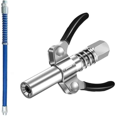 Pince de verrouillage de graisse haute pression, outil de remplissage de graisse en acier inoxydable, manuel, électrique et pneumatique multicolore