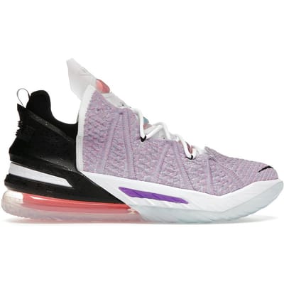 Lebron Xviii Basketbalschoen voor heren Multi/chloorblauw/zwart