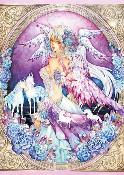 Magnolia puzzel Crystal Unicorn - 1000 stukjes legpuzzel.