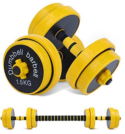 Verstelbare halter met antislip neopreen handvat voor thuis en sportschool