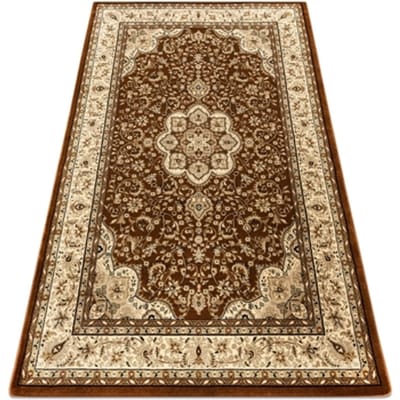 Kleden Rugsx Tapijt ROYAL AGY patroon 0521 bruin 100x200 cm