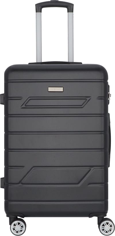 NOWI Bergamo 4 wielen Trolley 65 cm - Harde bagage - Combinatieslot - schwarz