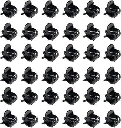 36 Stuks Mini Haarclips - Plastic Klemmen met Antislip Grip voor Vrouwen en Meisjes, Ideaal Haaraccessoire voor Diverse Haarstijlen