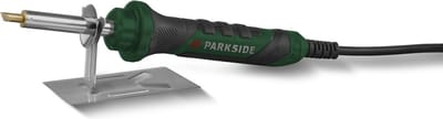PARKSIDE® Brandapparaat - Graveerpen - Vermogen: 30 W - Max. werktemperatuur: 550 °C - Lengte voedingskabel: ca. 1,30 m - Inclusief 1x 7-delige schrijf- en schildertips-set, 1x 7-delige stempel set, 1x legstang