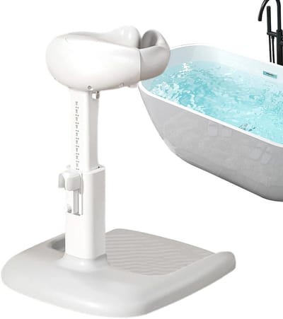 Douchehouder Baby - Badzitje Kinderen - Veilig Wassen - Ergonomische Rugondersteuning - 40 x 46 cm - Grijs