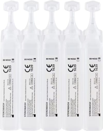 Sterowash ampullen 25 stuks - 25 x 20 ml - Oogspoeling - Eenmalig gebruik