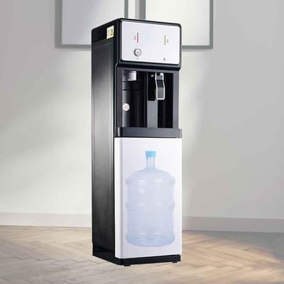 Waterdispenser Vloermodel - Waterkoeler Fles - Thuis en Kantoor - Bodemvulling Emmer - 110H cm - Wit