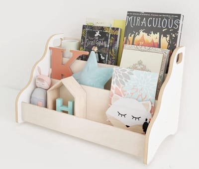 Thuys – Kinderboekenkast – Boekrek Kinderkamer – 28cm x 51cm x 31cm