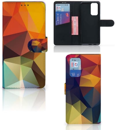OnePlus 9 Pro Book Case Polygon Color