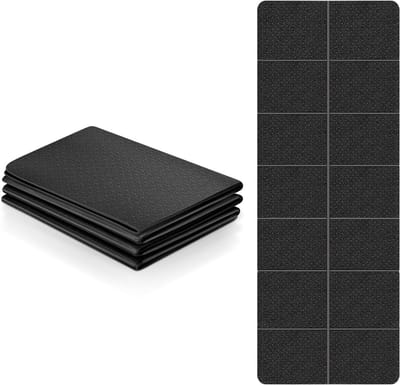 Vouwbare Yogamat van 4 mm Dikte - Antislip TPE Gymmat voor Yoga, Pilates en Fitness Training