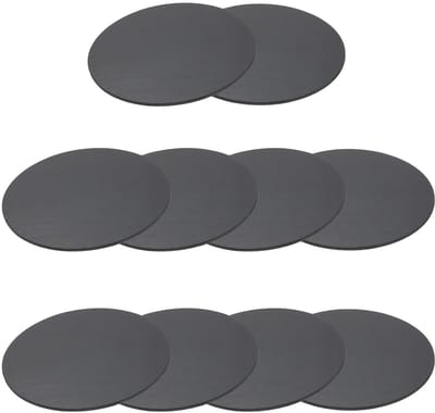 Rubber Washers Set van 10, 80mm x 1mm, Ronde Rubber Bussen, Waterdichte Seals en Spacer Sleeves voor Thuis en Auto Accessoires