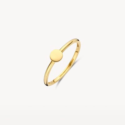 Blush gouden ring 1275YGO/54 | geel gouden ring sieraden, dames accessoire, elegante stijl