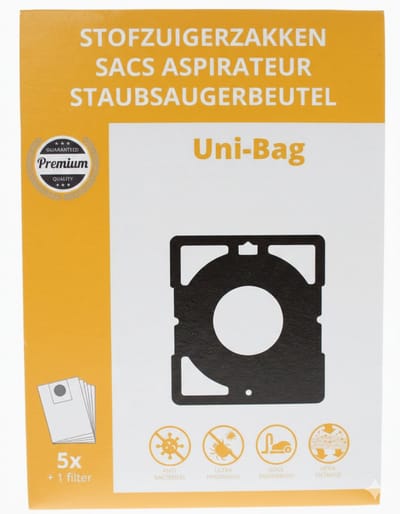 Stofzuigerzakken – Uni Bag – Universele Stofzuigerzakken – 5 Stuks