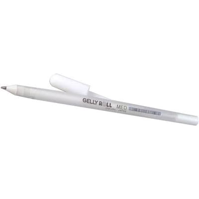 Sakura Gelly Roll Gelpen - Wit- 08 medium - 1 stuk - Gelpennen voor Volwassenen en Kinderen