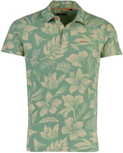 New Zealand poloshirt korte mouw groen