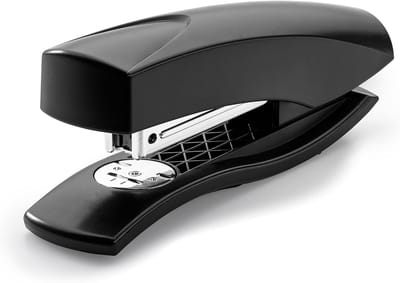 Handnietmachine - Kantoor nietmachine - Papier nieten - Omkeerbare mat - 15 vellen - Zwart