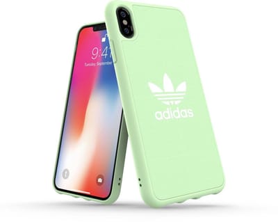 adidas Originals Moulded Case CANVAS iPhone XS Max hoesje - Lichtgroen