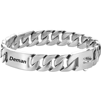 Sterke Metalen Titanium Massief Stalen Halsband 32mm Roestvrij Staal Goud Hondenhalsband Opschrift Aangepaste Ketting Bully Franse Strijd Grote Hond (as the picture,24inch-60CM)
