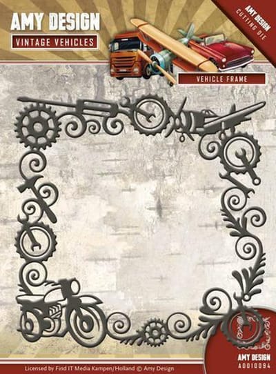 Mal - Amy Design - Vintage Vehicles - Voertuig Omlijsting