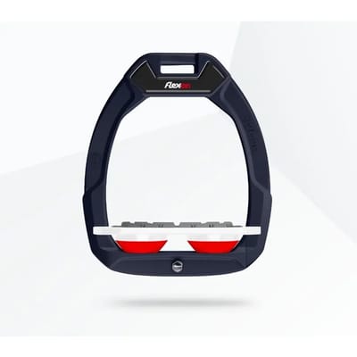 Veiligheidsstijgbeugels Plat Grip Groen/Wit/Rood Flex-On Safe-On
