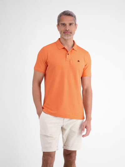 LERROS Klassiek herenpoloshirt met *Cool & Dry*-functie in piquékwaliteit , Maat: M , Kleur: PALE PAPAYA , 60% katoen, 40% polyester