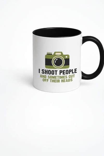 I Shoot People Mok - Grappige Fotografie Mok voor Fotografen - Cadeau voor Fotografieliefhebbers