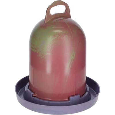 Gerecycleerde plastic kippen/kippen drinkbak Kerbl