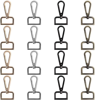 Dailygoody - Geassorteerde Metalen Sleutelhanger Haken - D-Ring