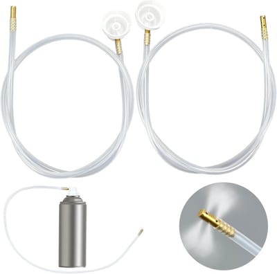 Aerosol Nozzle met 60cm 360 Graden Verlengslang voor Spuitbussen en Spuitverf Gereedschap, Ideaal voor Precisie en Bereik