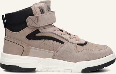 Ton & Ton Jongens Hoge sneakers Carlos - Beige - Leatherlook - Maat 28