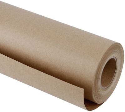 Allecto - Bruin Kraftpapier Rol - Gerecycled Papier - voor Handwerk