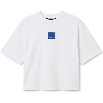 KARL LAGERFELD JEANS B3W17022 KLJ REG BOXY PATCH TEE Zwart S EU