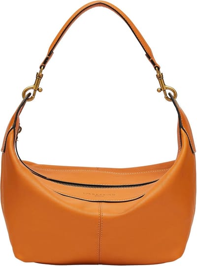 LIEBESKIND BERLIN Leren Schoudertas Avondtas Liza Hobo Pumpkin Spice Oranje