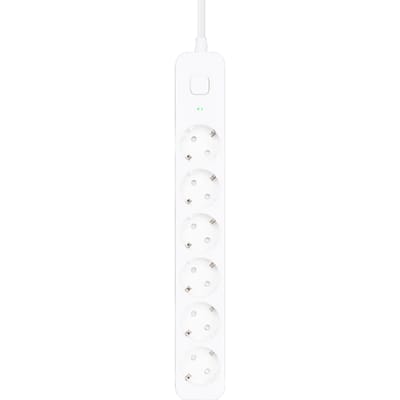 BlueBuilt Stekkerdoos 6-voudig 3 meter Wit