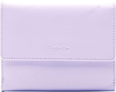 Esquire Leren Portemonnee Viktoria Wallet With Flap Lilac Paars