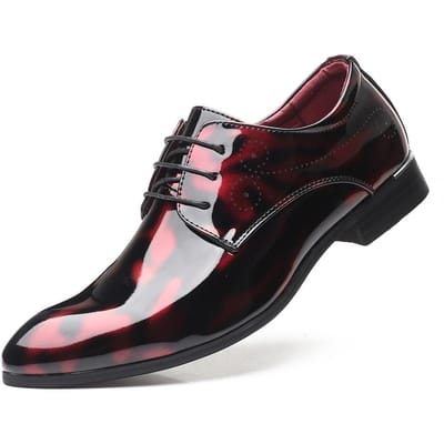 Schoenen met puntige neus Brits leer Herenschoenen Formele schoenen Creatief Trendy Grote maat Zakelijke heren Leren schoenen 43