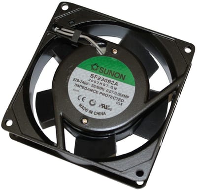 230V AC Ventilator 14,5W - 92x92x25mm - 49,2m³/h