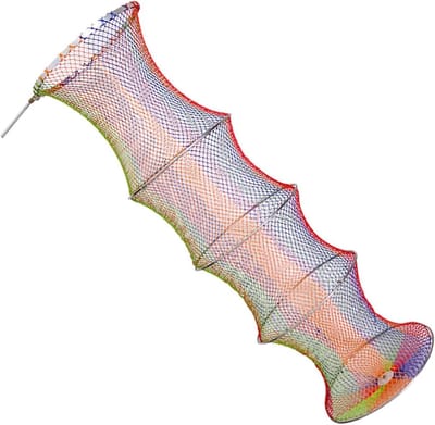 Drijvende Vis Vangstmand - Viskooi Net - Vis Opslag - Opvouwbaar Ontwerp - 39 x 24 cm - Meerkleurig