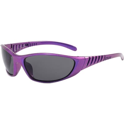 Nieuwste Aankomst Y2K Sport Punk Zonnebrillen Dames Designer Vierkante Goggles Heren Luxe Zonnebrillen Kleurrijke Spiegel Mode Brillen MULTI purple