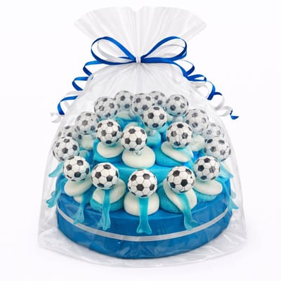 Snoeptaart - Traktatie - Voetbal - Blauw Wit - Kinderfeestje - School Traktatie - 30 Traktaties